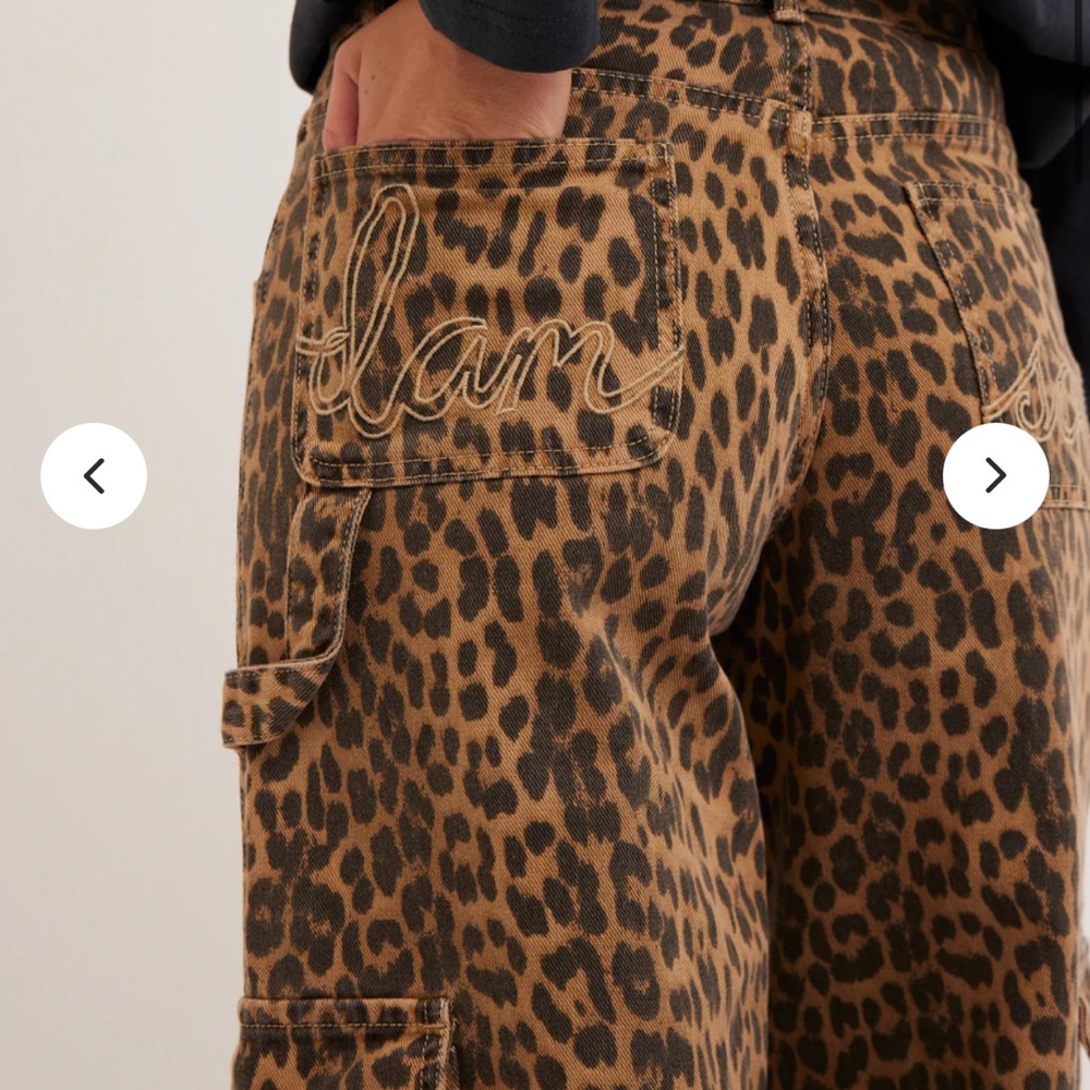 Damson Madder Dion Jean-leopard cargo size UK10